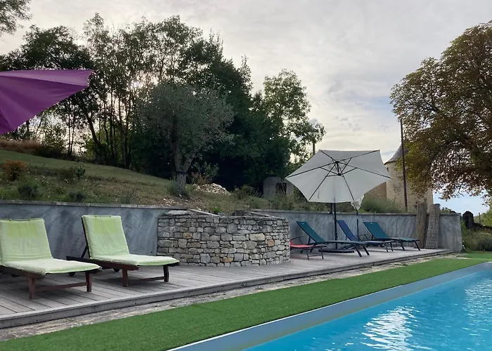 לינה וארוחת בוקר Domaine De Galoubet Lot Beaumat